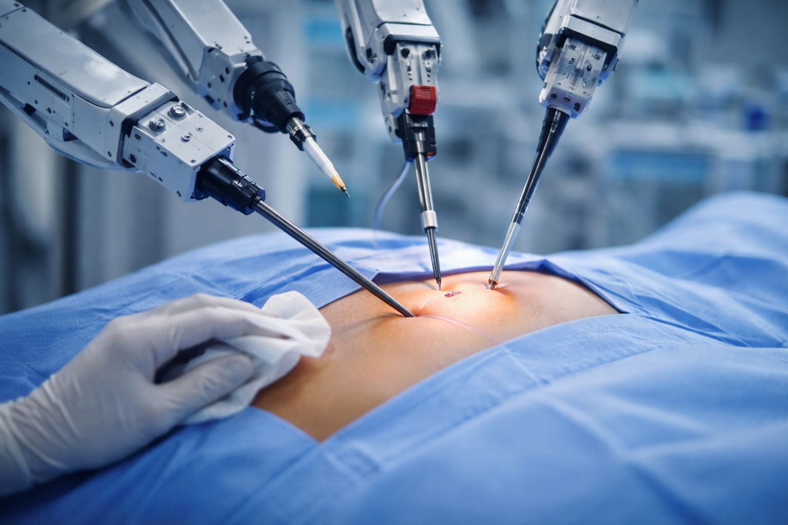 Cirugía mínimamente invasiva: incisiones pequeñas y recuperación