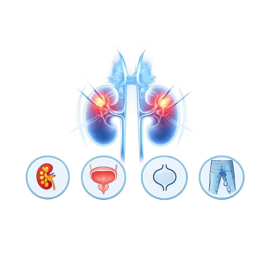 Próstata: síntomas urinarios y tratamiento quirúrgico urológico