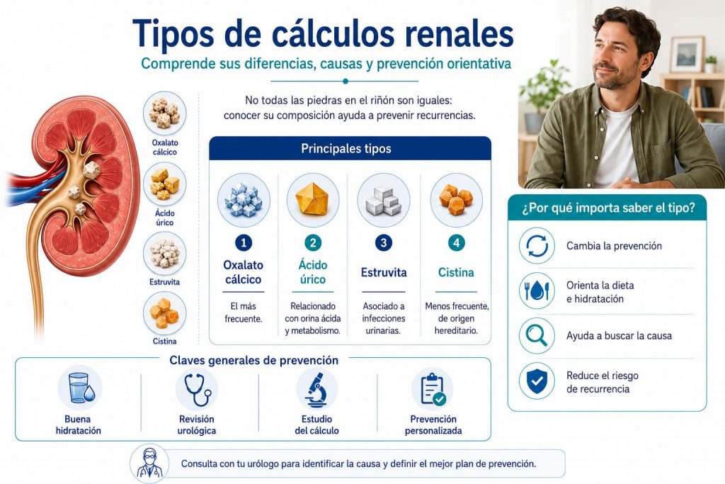 Tipos de Cálculos Renales