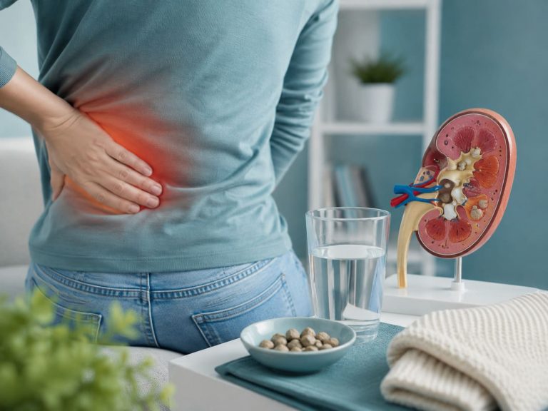 Litiasis renal y cálculos en el riñón que causan dolor intenso en el costado