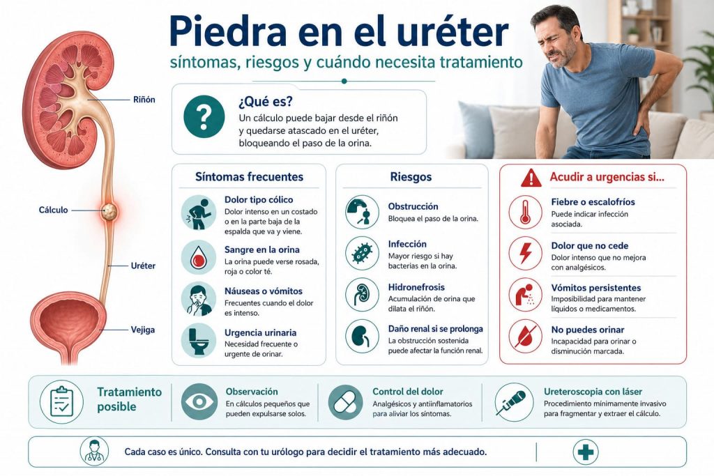 Piedra en el uréter