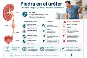 Piedra en el uréter